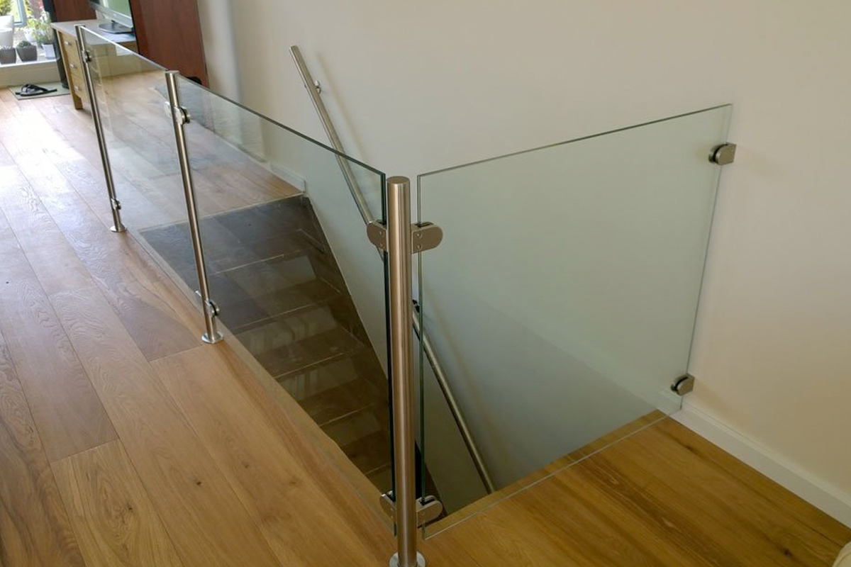 Glazen Balustrade Zilver 3,8 Cm Glazen Relingsteunklem Voor