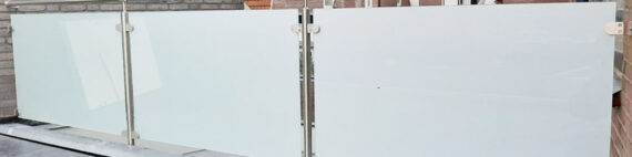 Glazen balustrade op maat