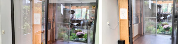 Stalen schuifdeur op maat