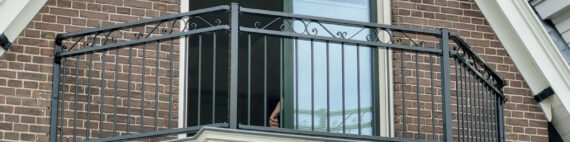 Bescherming stalen balkonhek