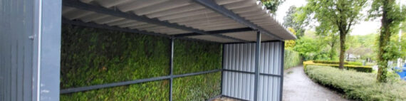 poedercoating fietsenberging in elke kleur