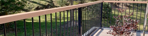 stalen balustrade voor zakelijke panden