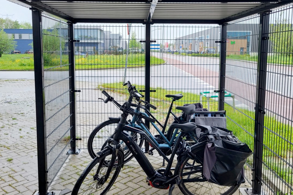 stalen fietsoverkapping voor bedrijven