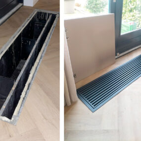 Rooster convectorput zwart