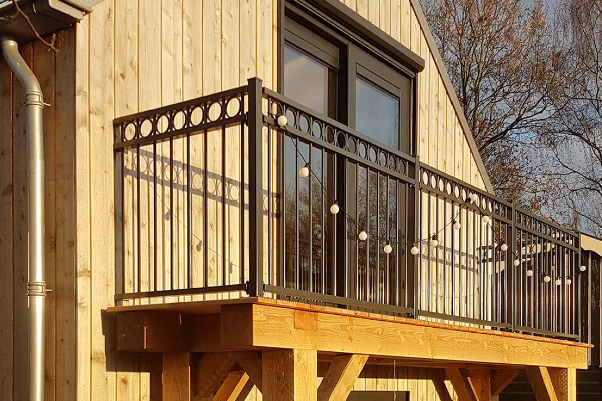 Balkonhekken in Zwartsluis