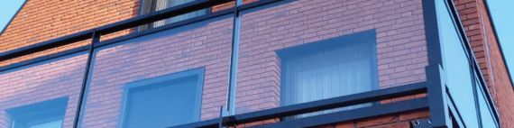 Glazen balustrade in Kampen