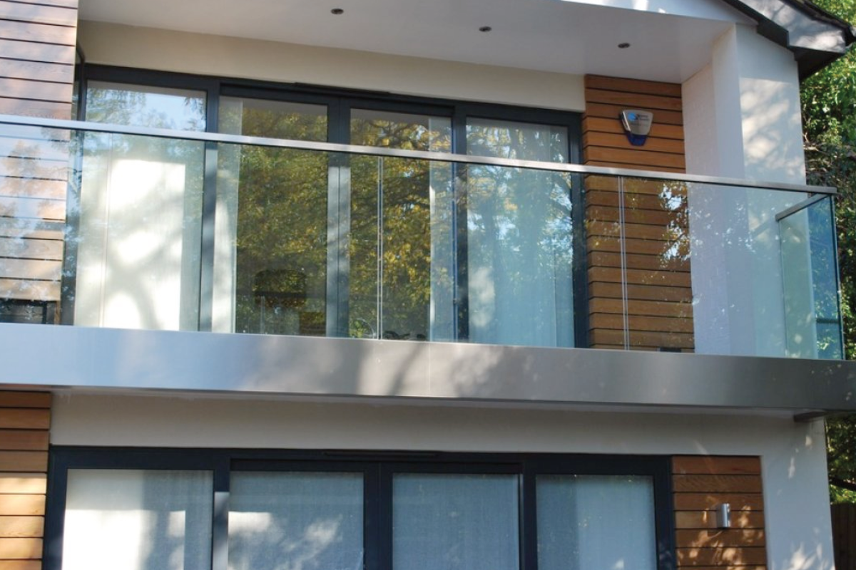 Glazen balustrade in Zwolle