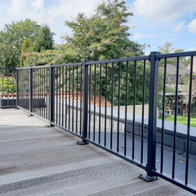 Balustrade van staal op maat
