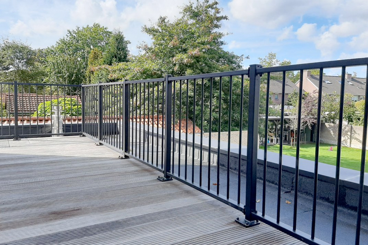 Balustrade van staal op maat