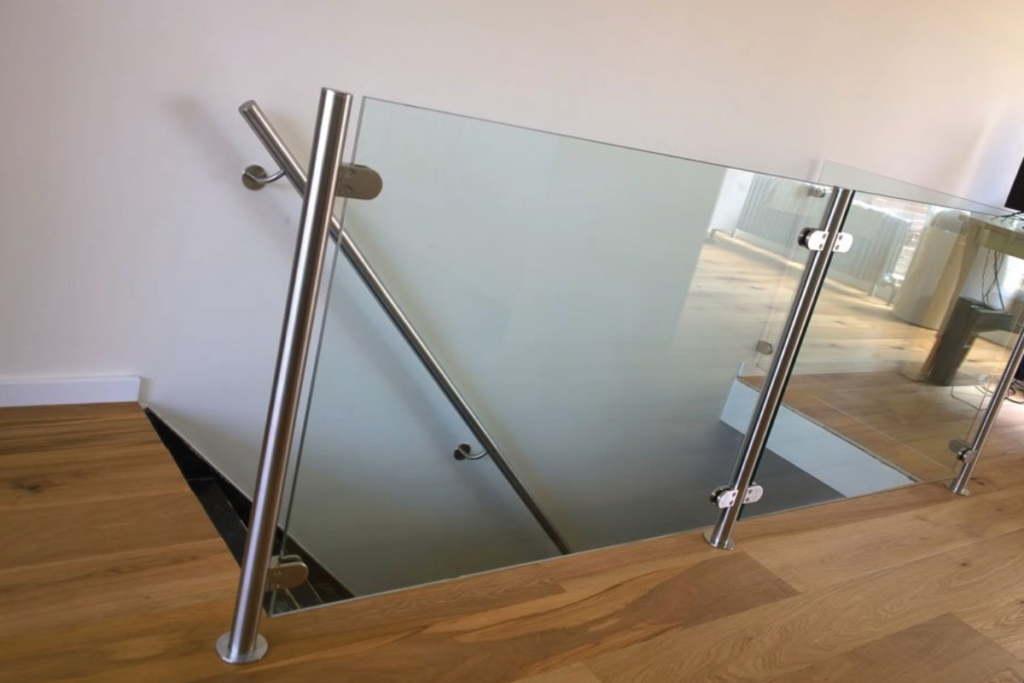 Glazen balustrade in Oldenzaal