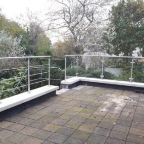 RVS balustrade in Blokzijl