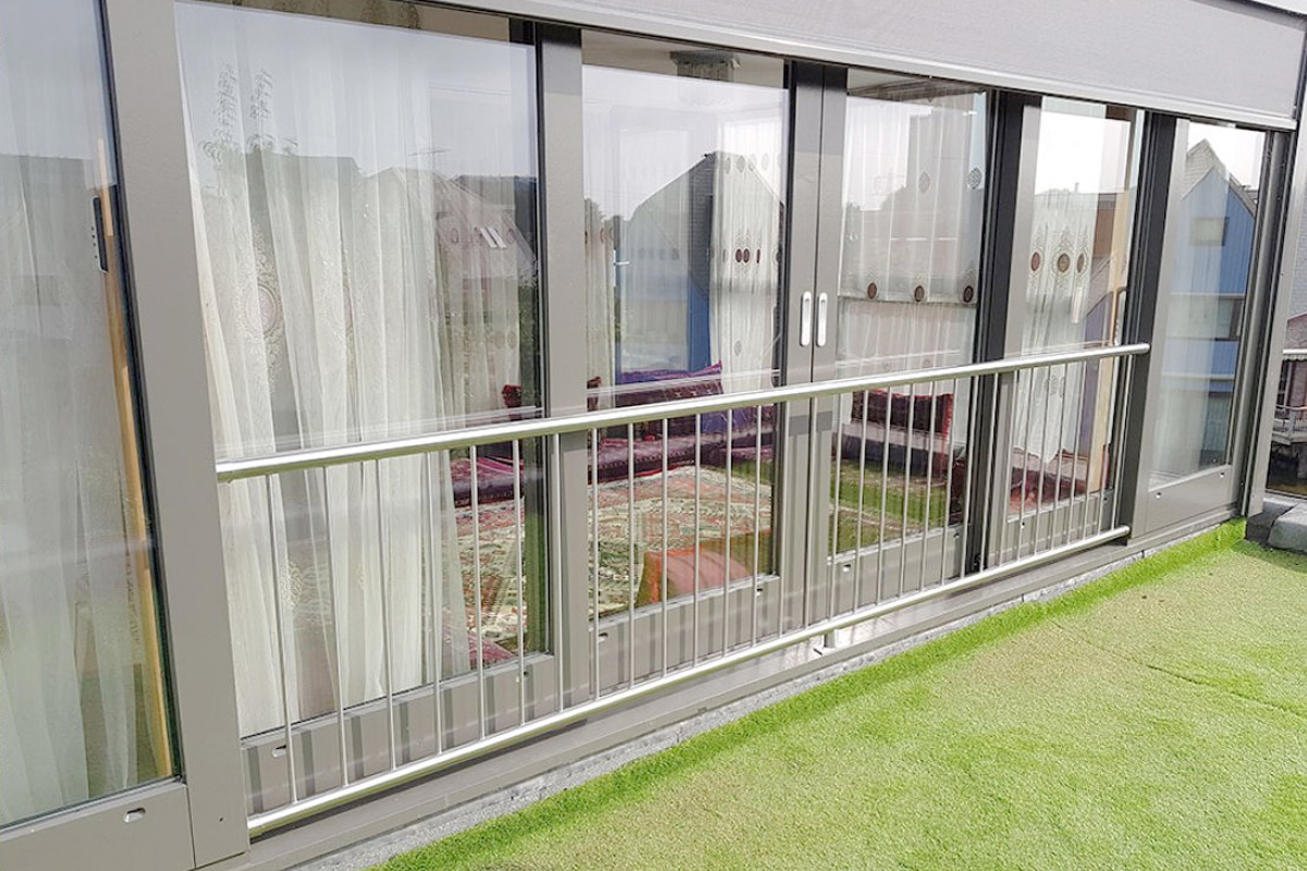 RVS balustrade in Hasselt