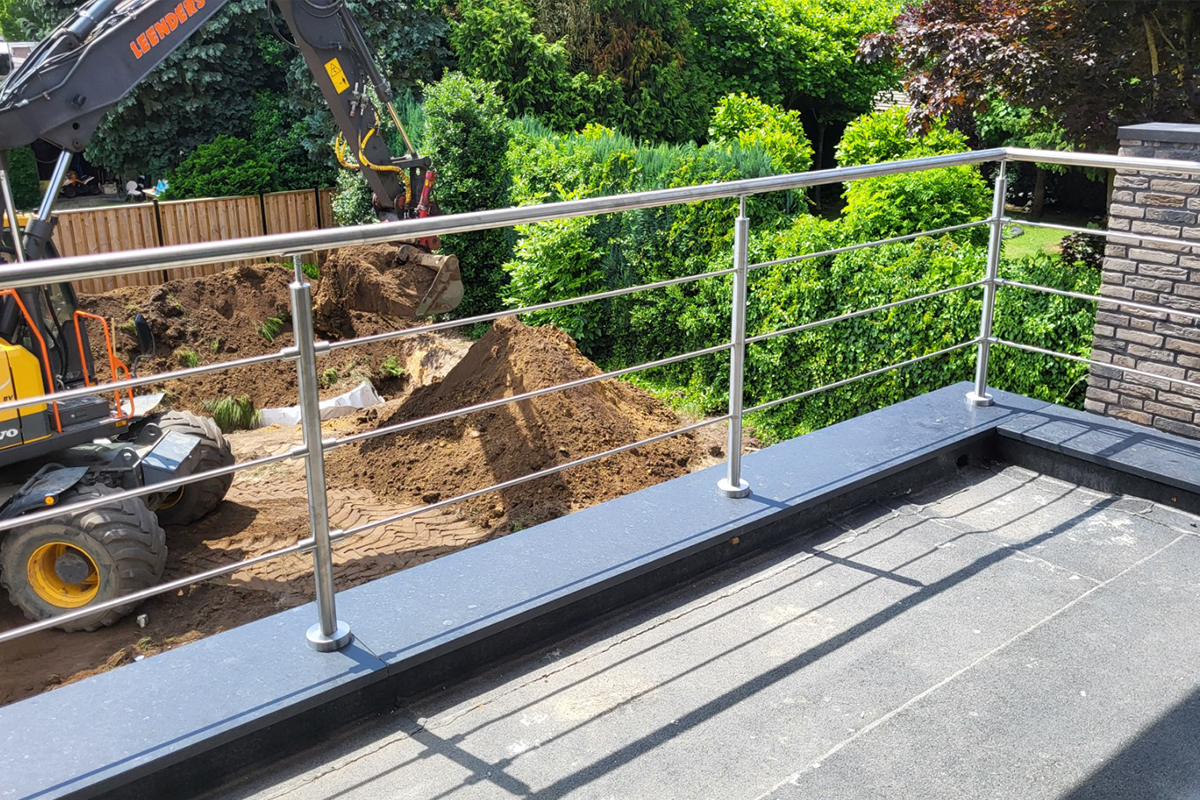 RVS balustrade in Heino