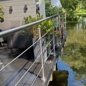 RVS balustrade in Markelo