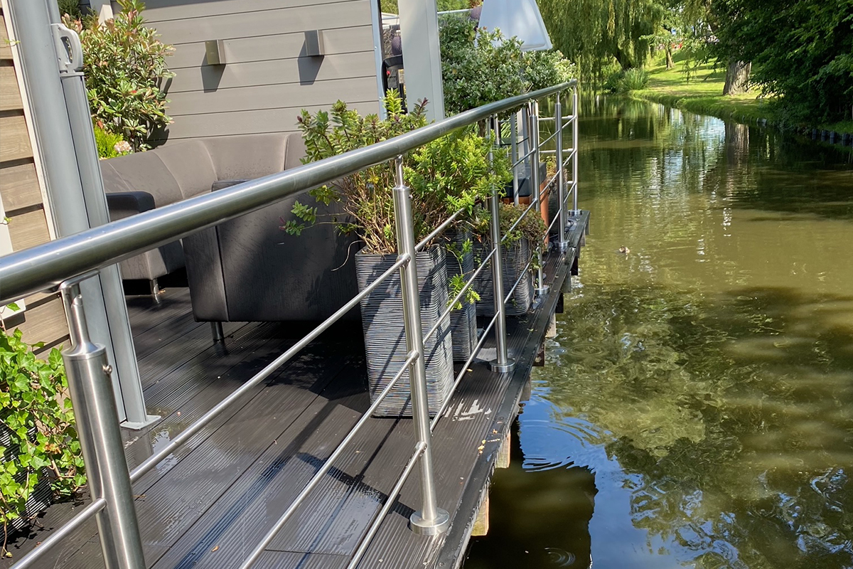 RVS balustrade in Markelo