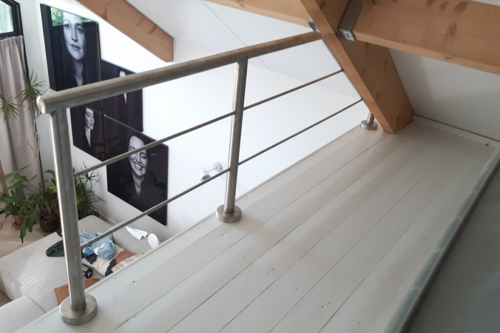 RVS balustrade in Vollenhove