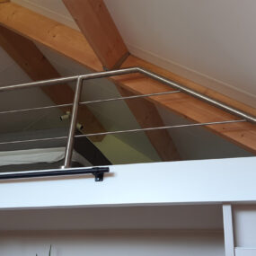 RVS balustrade in Vollenhove