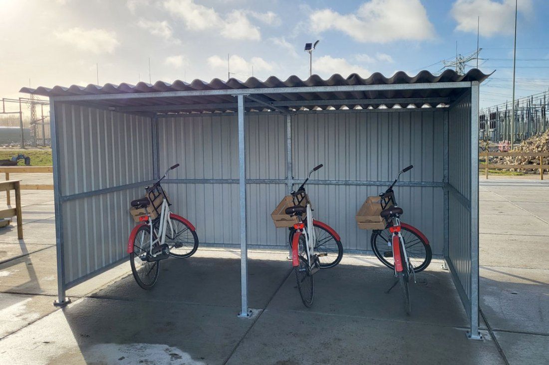 Stalen fietsenstalling op maat