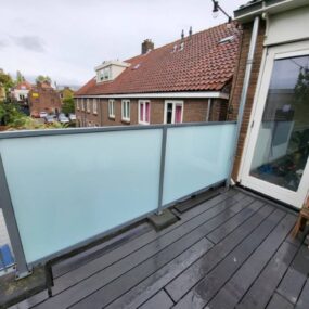 Glazen balustrade op maat