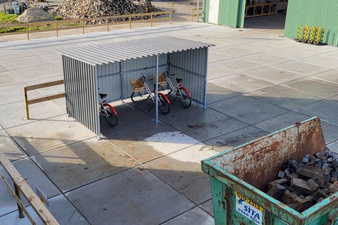 Stalen fietsenstalling op maat