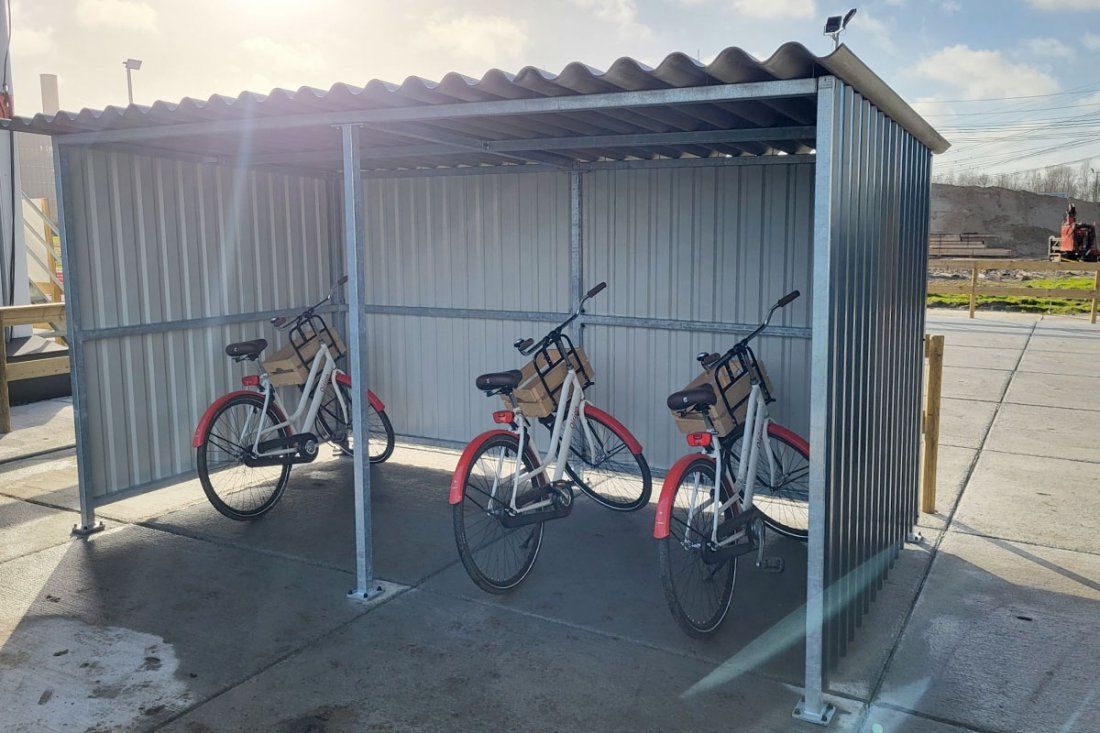 Stalen fietsenstalling op maat