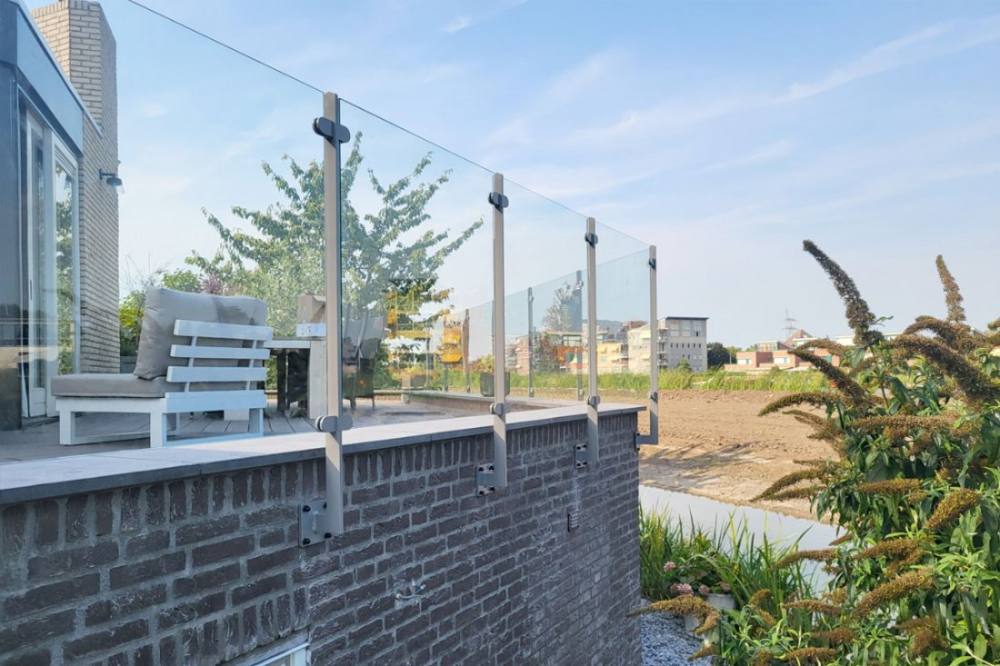 Glazen balustrade op maat