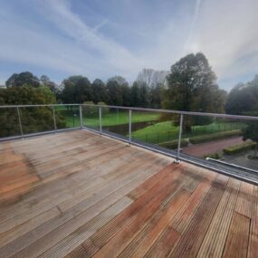 Glazen balustrade op maat
