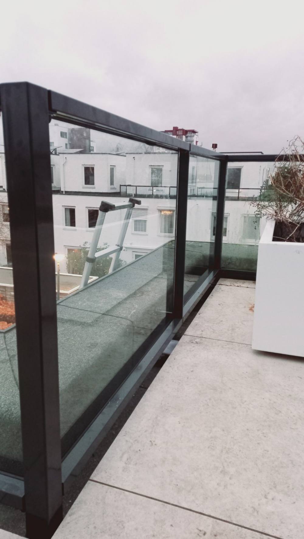 Glazen balustrade op maat