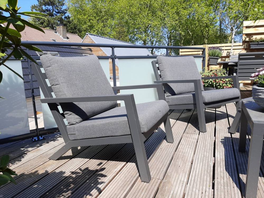 Glazen Balustrade G04 op een balkon