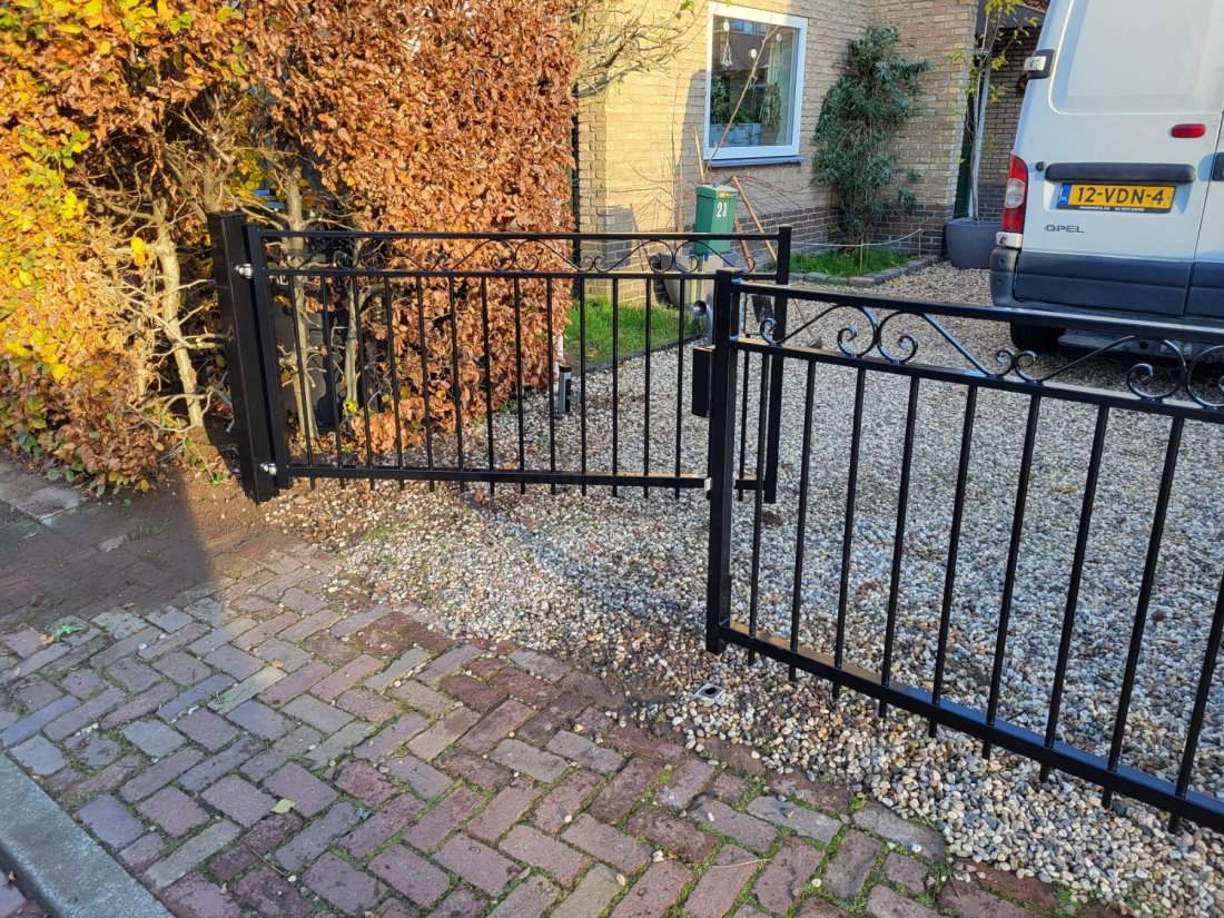 Stalen draaipoort op maat