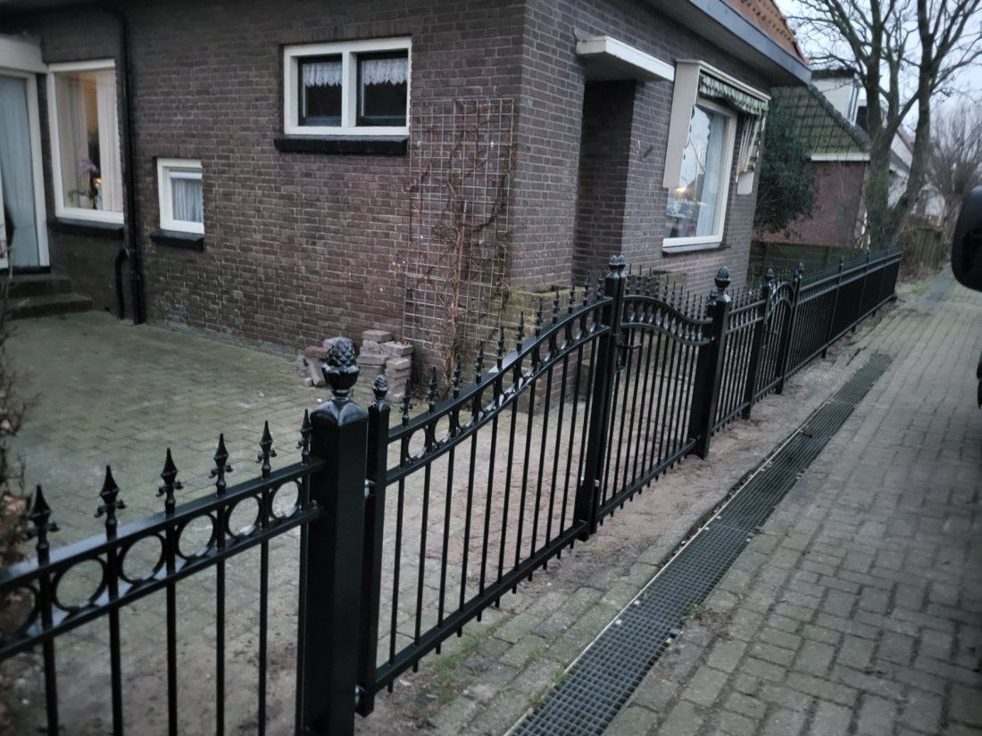 Stalen inrijpoort op maat
