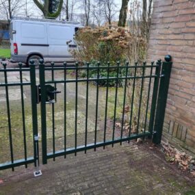 Stalen inrijpoort op maat