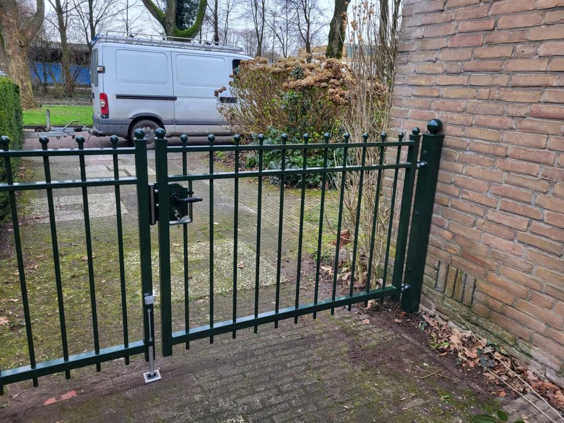 Stalen inrijpoort op maat