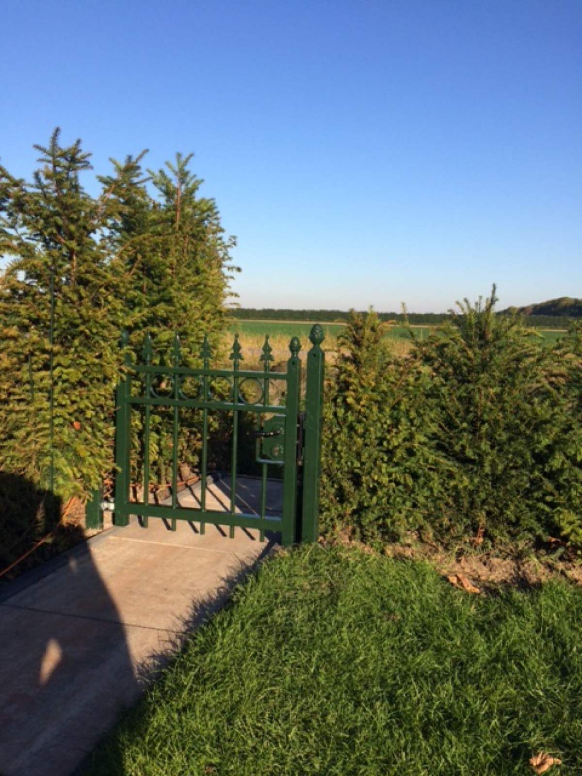 Stalen tuinpoort op maat